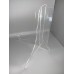 Large Plate Easel for Counter, 14-inch - Clear19464